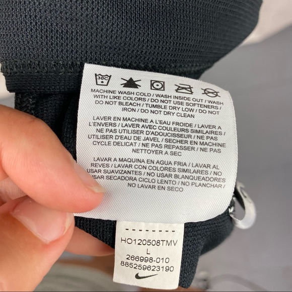 Nike Black Dri-Fit Golf Polo Shirt, L - Picture 8 of 8